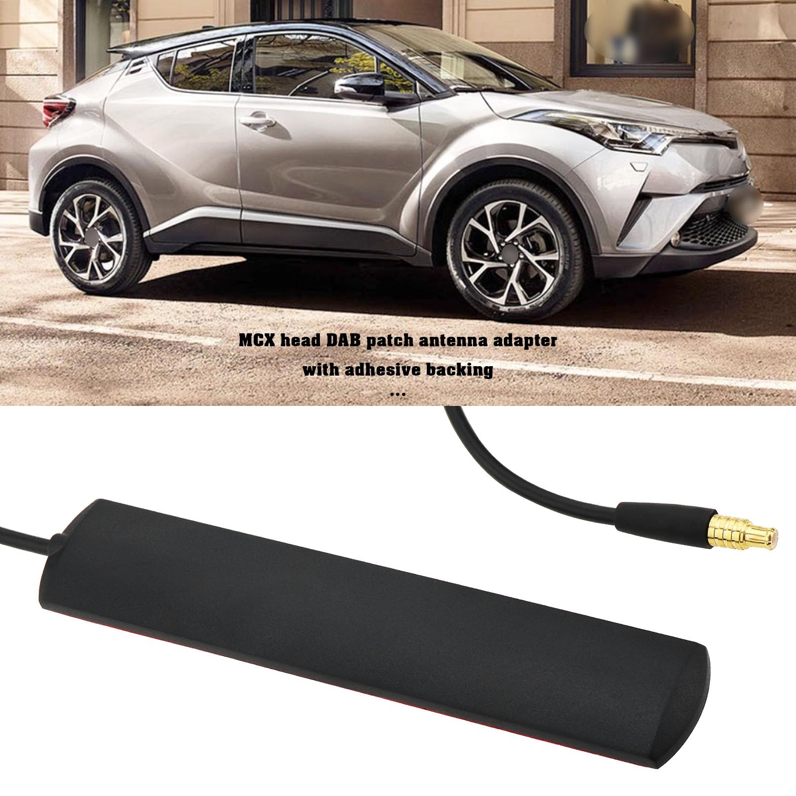 VGOL 5 Meters Car DAB Antenna Adapter Car Radio Antenna Patch for DAB+ Radio DAB Box Android DAB AUTO Connection Cable with MCX Plug (for Dab/Dab+) - Image 2