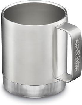 Klean Kanteen Insulated Camp Mug - 12 oz - Brushed Stainless