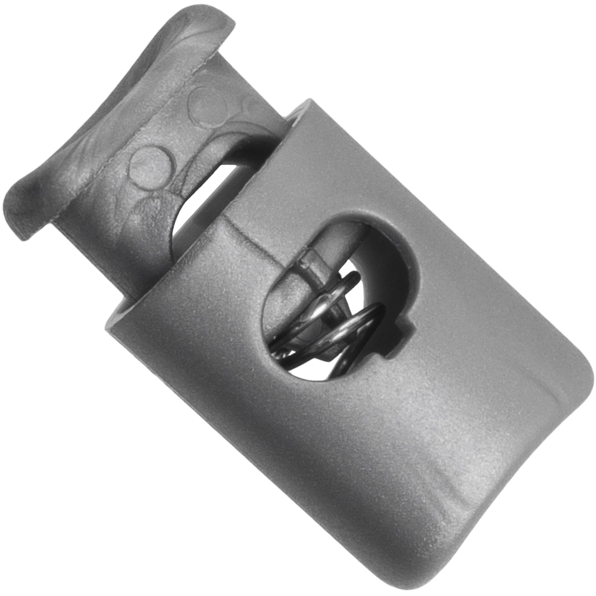 Bloque-cordons Carrés à Ressort - Lot De 12, Blanc, Ouverture 10 Mm, Pour Vêtements Et Sacs - 9