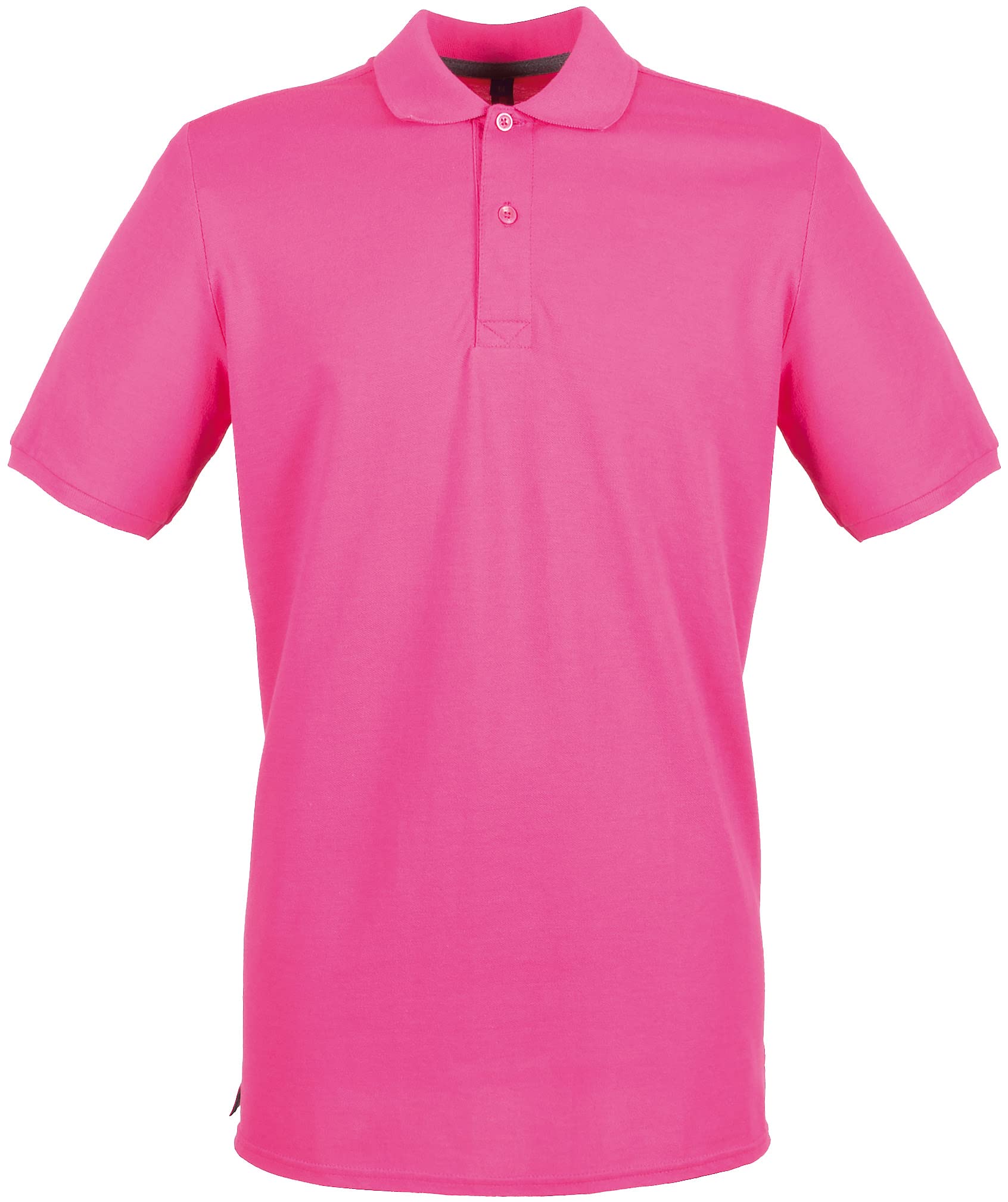 COOZO Mens Micro-Fine Piqué Polo Shirt - Fuchsia - L