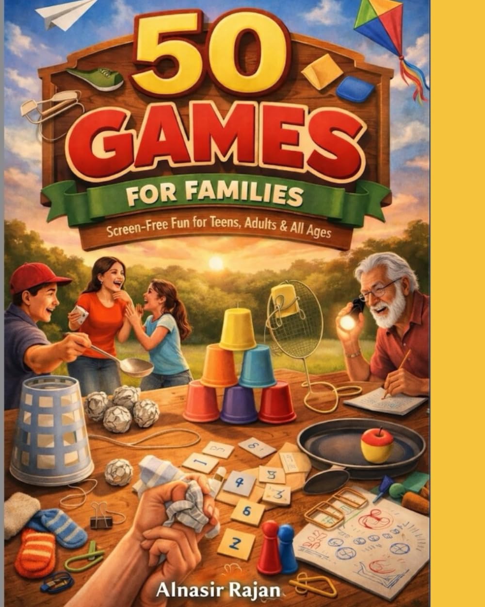 50 Games for families: Screen-Free Fun for Teens, Adults & All Ages (Family Games)