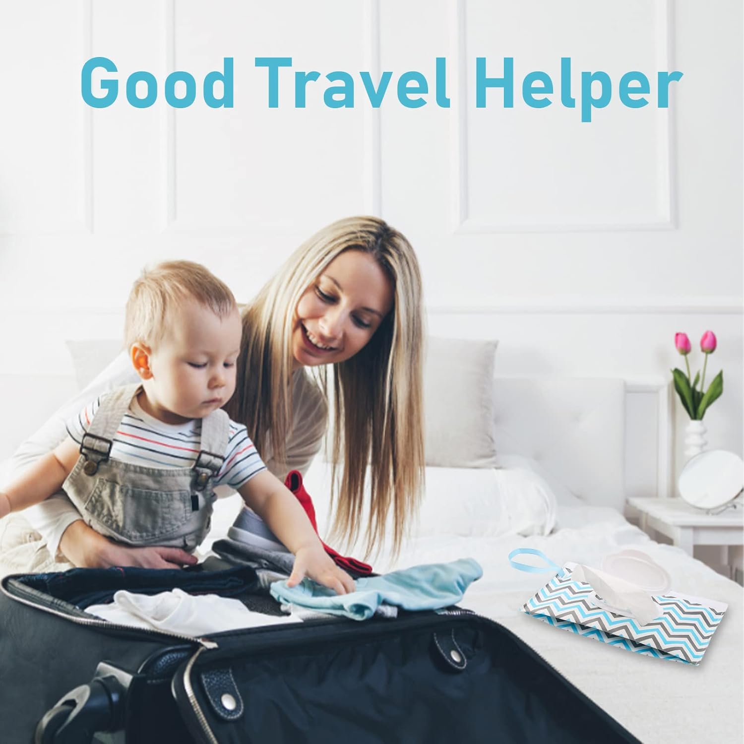 VEGCOO 5Pcs Baby Wet Wipe Pouch Dispenser, EVA Baby Wet Wipe Pouch, Water-proof Wet Wipe Cases, Refillable Travel Wet Wipe Pouch Bags, Reusable Portable Wipe Holders for Babies 7 71jZwr01 JL. AC SL1500