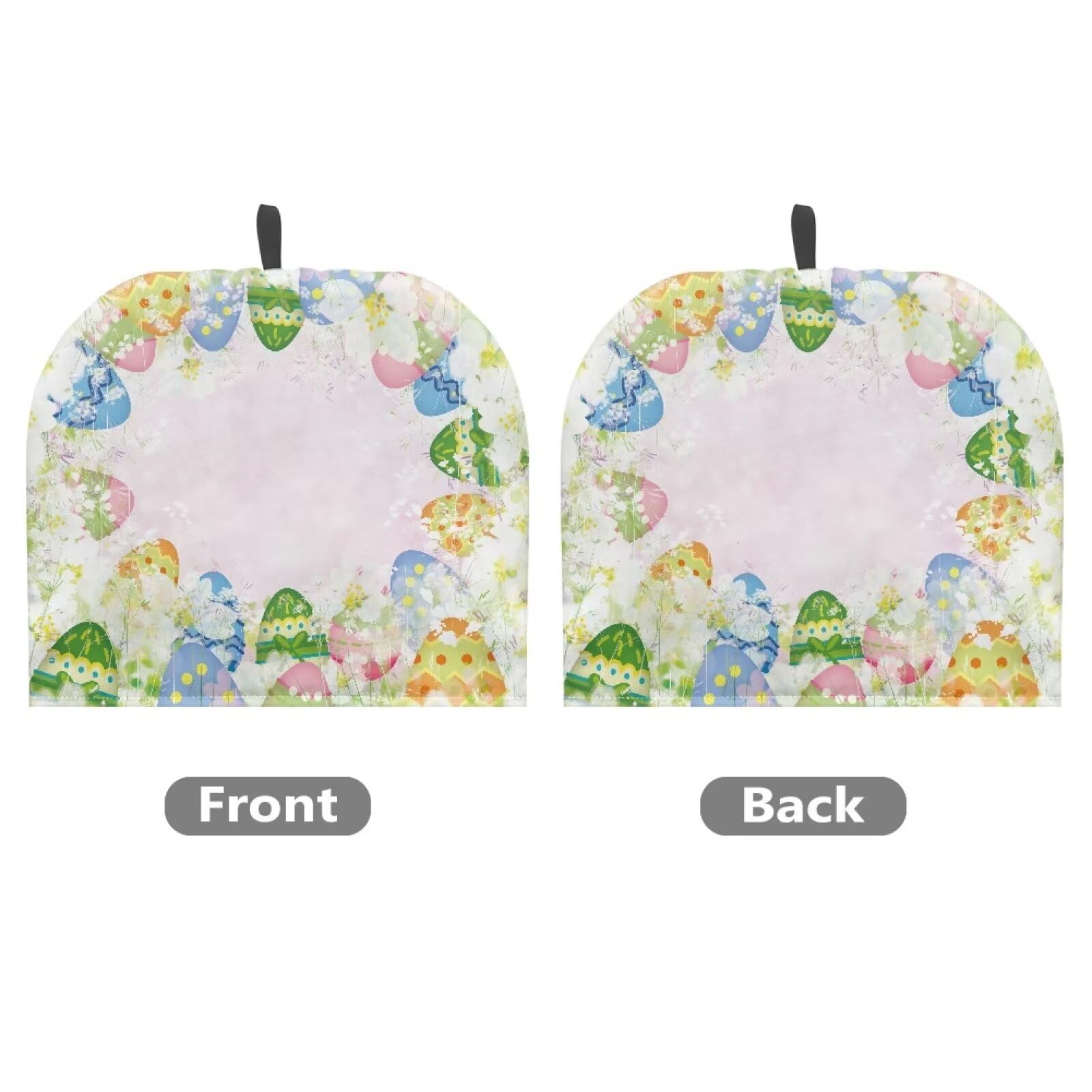 Goronwyfloyd Easter Egg and Floral Teapot Cozy Breakfast Warmer Stain Resistant Insulated Teapot Cover Keep Teapot Warm and Clean Easy to Install and Portable