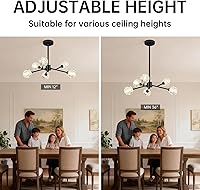 Vista 7 de Candelabros Sputnik para luces de comedor sobre mesa