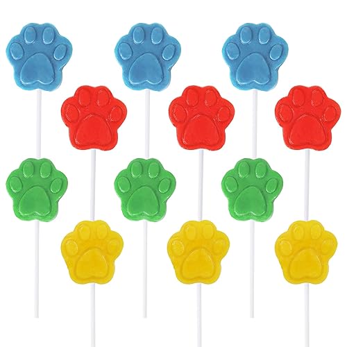 Paletas con estampado de patas ventosas de dulces envueltas individualmente recuerdos de fiesta de cumpleaños para niños bolsas de golosinas de la