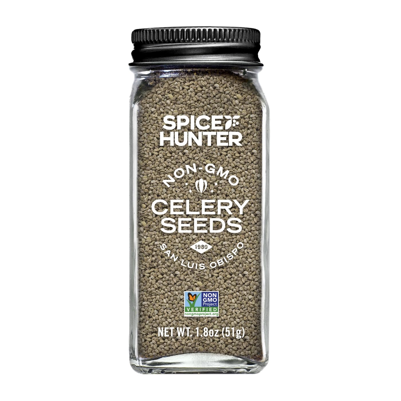 The Spice Hunter Gourmet India Celery Seeds 1.8 Oz Jar