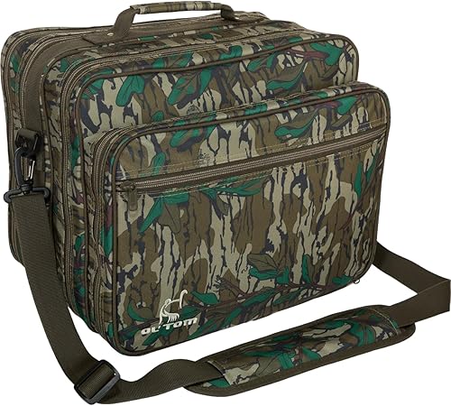 Drake Waterfowl Ol' Tom - Cofre del tesoro de roble musgoso Greenleaf Camo, Mossy Oak Greenleaf, Cofre del tesoro de Ol' Tom