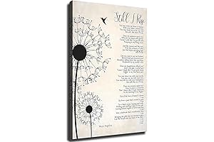 Still I Rise Wall Art - Maya Angelou Quote Motivational Poster