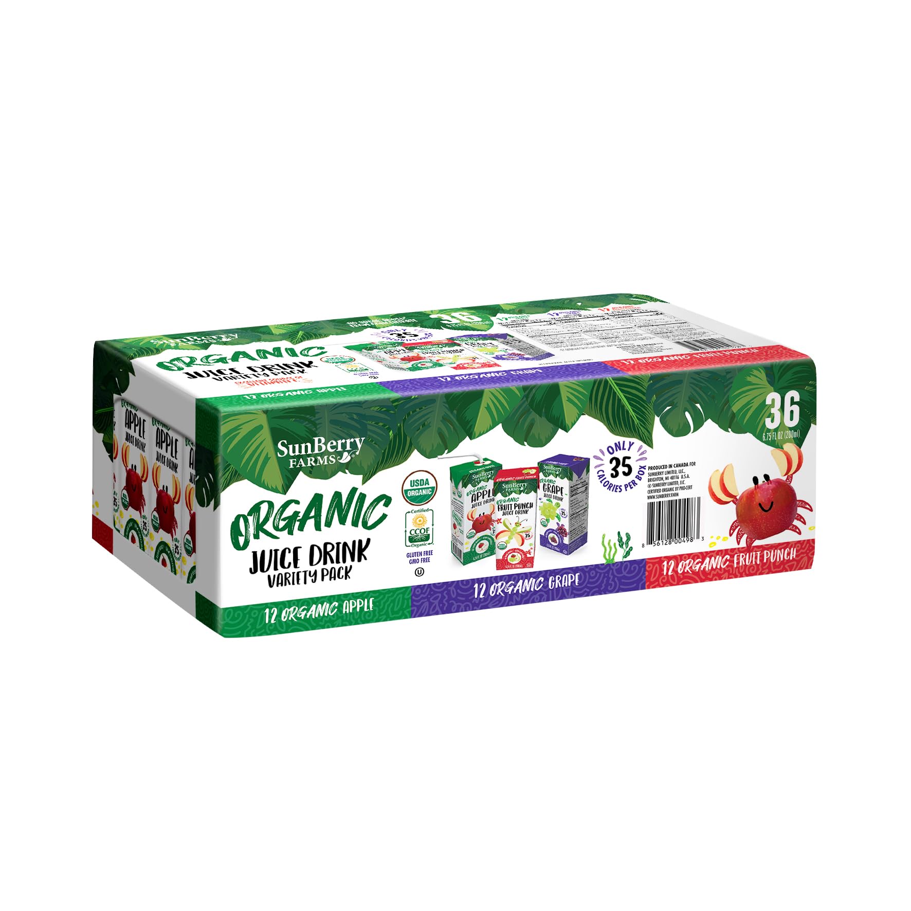 Sunberry Farms Organic Variety Pack