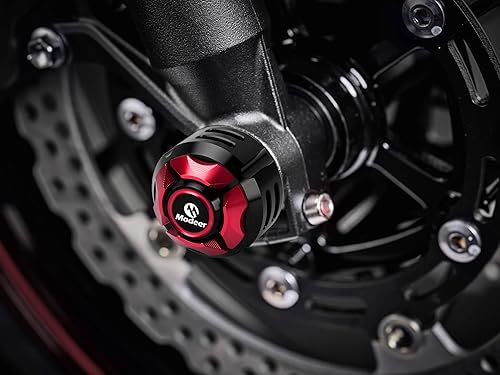 Miniatura 2 de Modeer Rueda de horquilla de eje delantero Fo Ninja 650 636 H2 H2R ZX6R ZX10R ZX14R Z 650 750 850 900 900RS 1000 1000SX Protección contra caídas de
