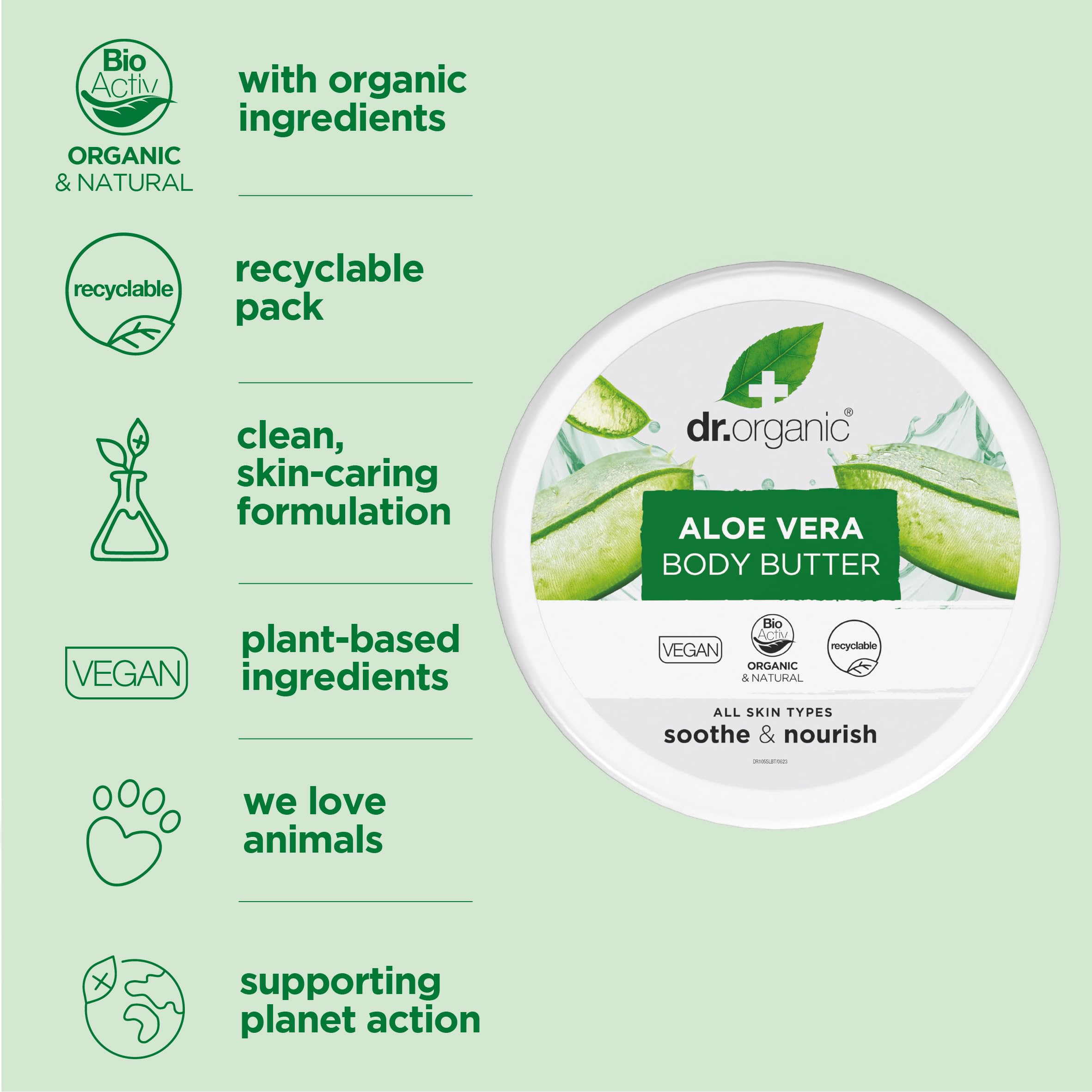 Dr. Organiczny olejek do ciała Aloe Vera 200 ml