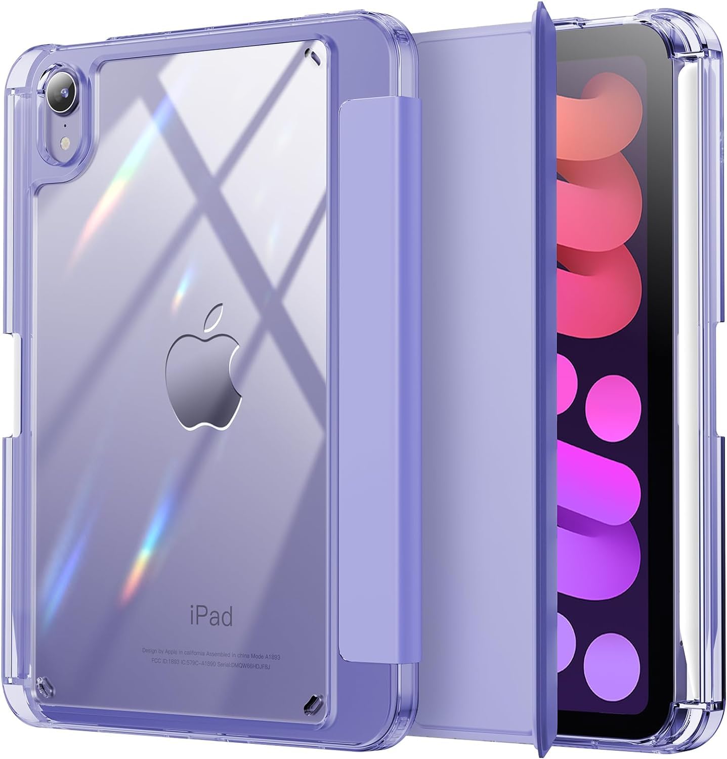iPad mini6 純正カバー付き パープル 64GB - iPad本体