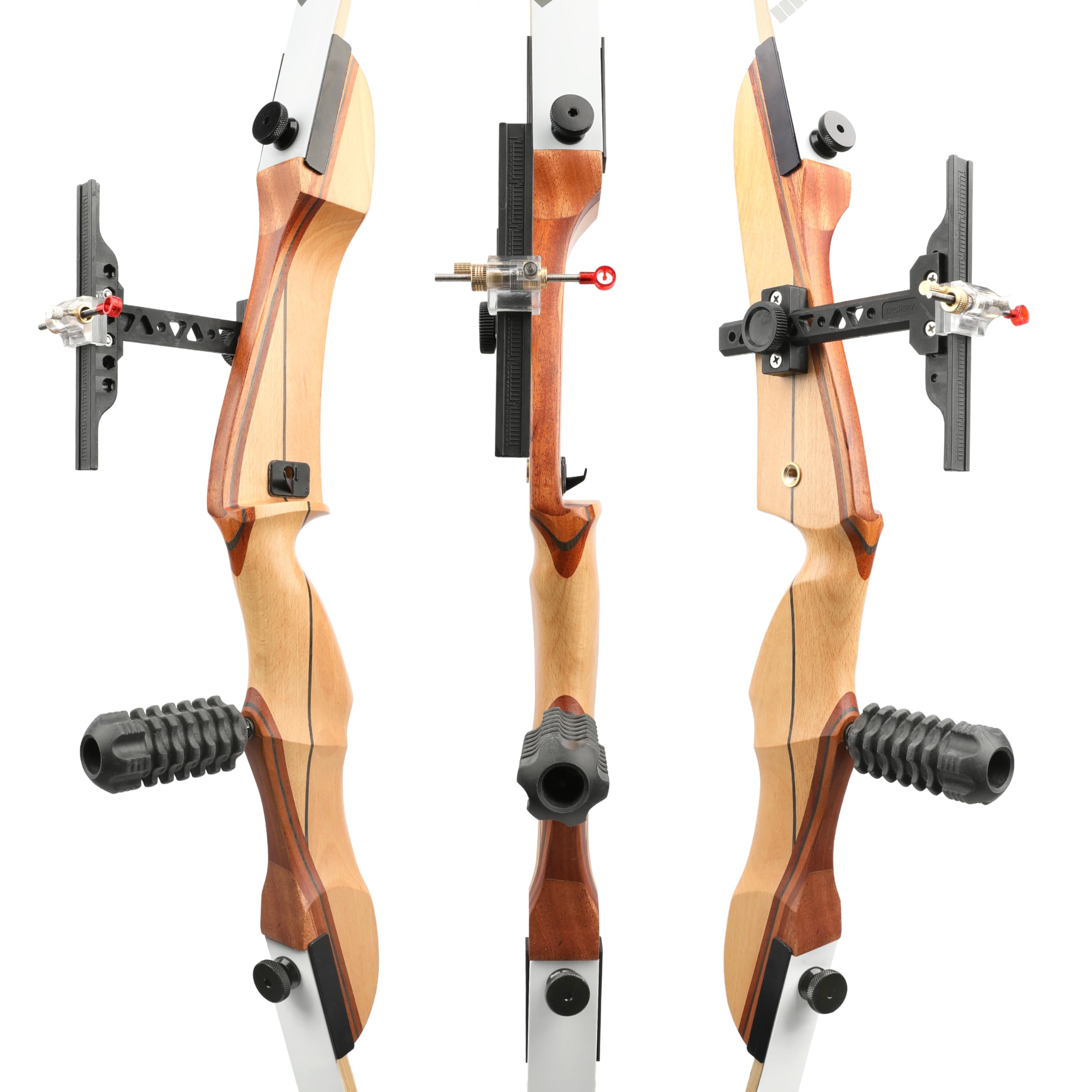 66" 68" 70" Bogenschießen Recurve Pfeil & Bogen Set für Erwachsene und Anfänger 14-40lbs Abnehmbarer geteilter Bogen für das Schießen im Freien Schießstand Bogenschießen Üben