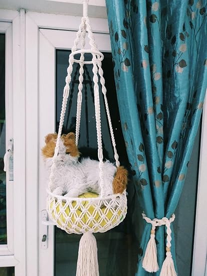 Artbox Macrame Cat Hammock/ Swing for Your Precious Pet | AZ-HM-02