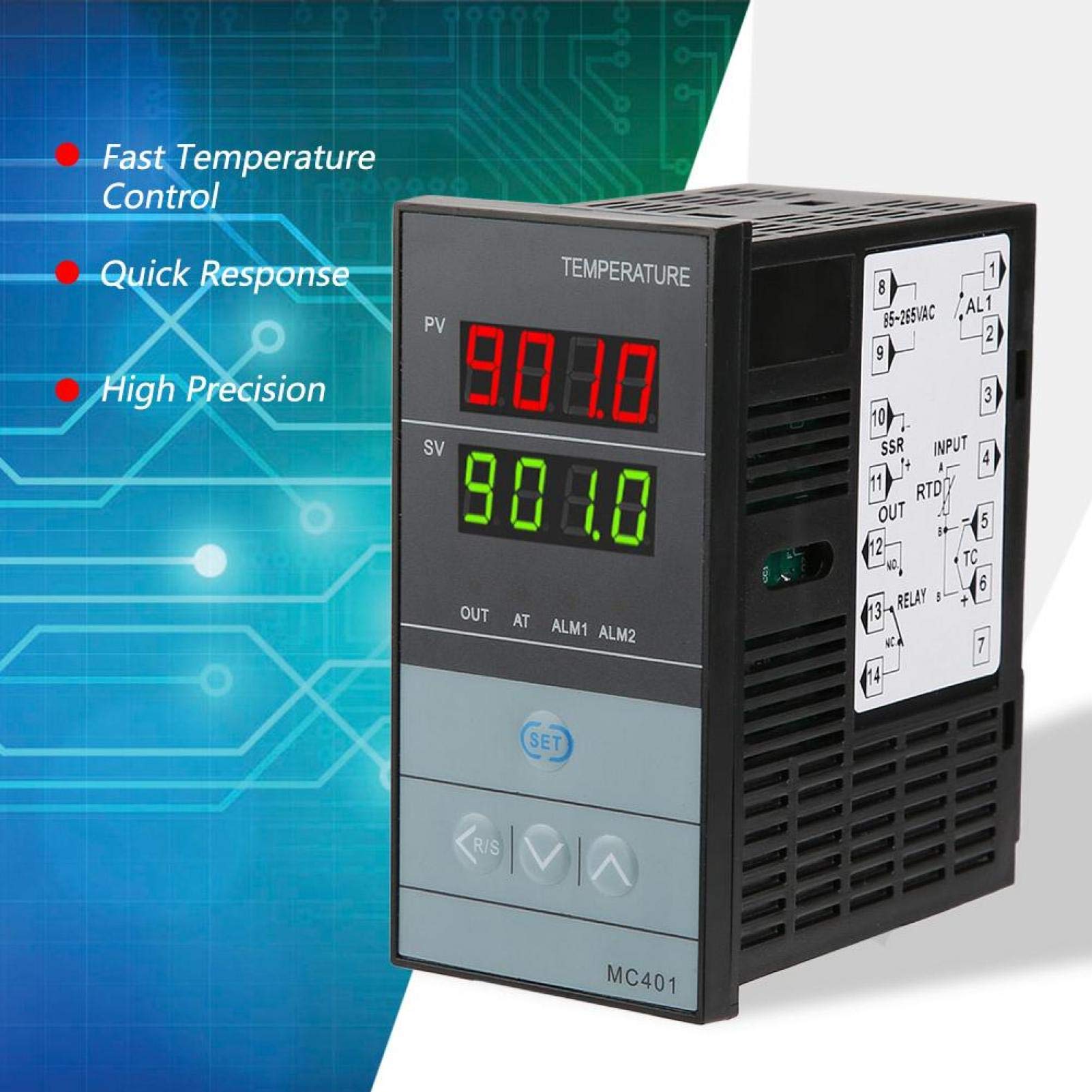 Buy PID Temperature Controller, Relay & SSR Integrated Control Output