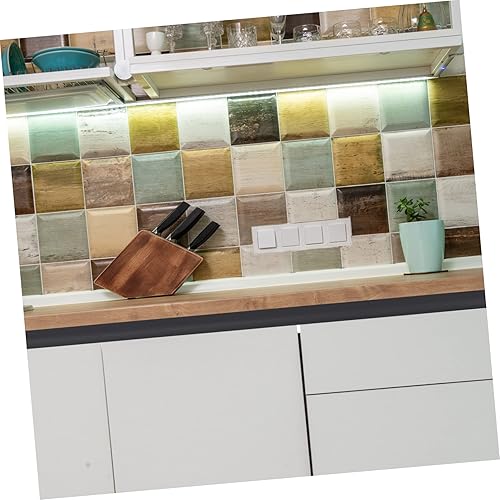 Miniatura 2 de UKCOCO 2 uds. Cubierta de alfombra para tapete, barra de umbral de alfombra, alfombra adhesiva de goma, azulejos de piso para puertas, umbral de