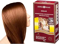 Henna em Pó Natural 50g - Surya Brasil - Castanho Dourado