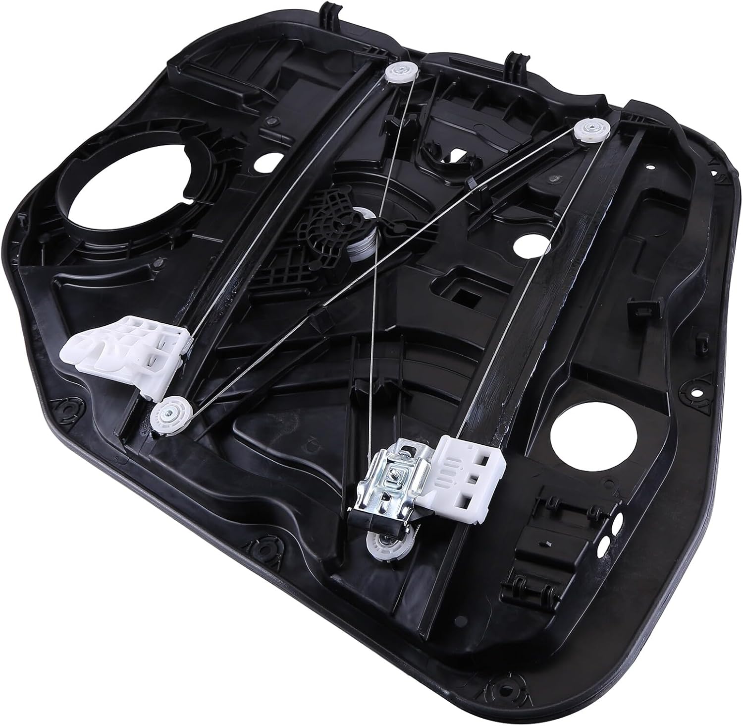 82481-D3011 Power Window Regulator w/Motor Front Right Passenger Side Compatible for 2016-2021 Hyundai Tucson Electric Power Window Regulator with Panel 82481D3011