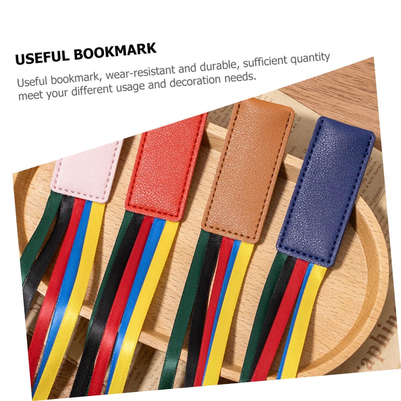 jojofuny 25stücke Teiliges Aus Leder Lesezeichen Mit Bunten Bändern Praktische Und Stilvolle Seitenmarker Für Bücher Schulbedarf Und Leseaccessoires Schwarz Rot Blau Und Braun