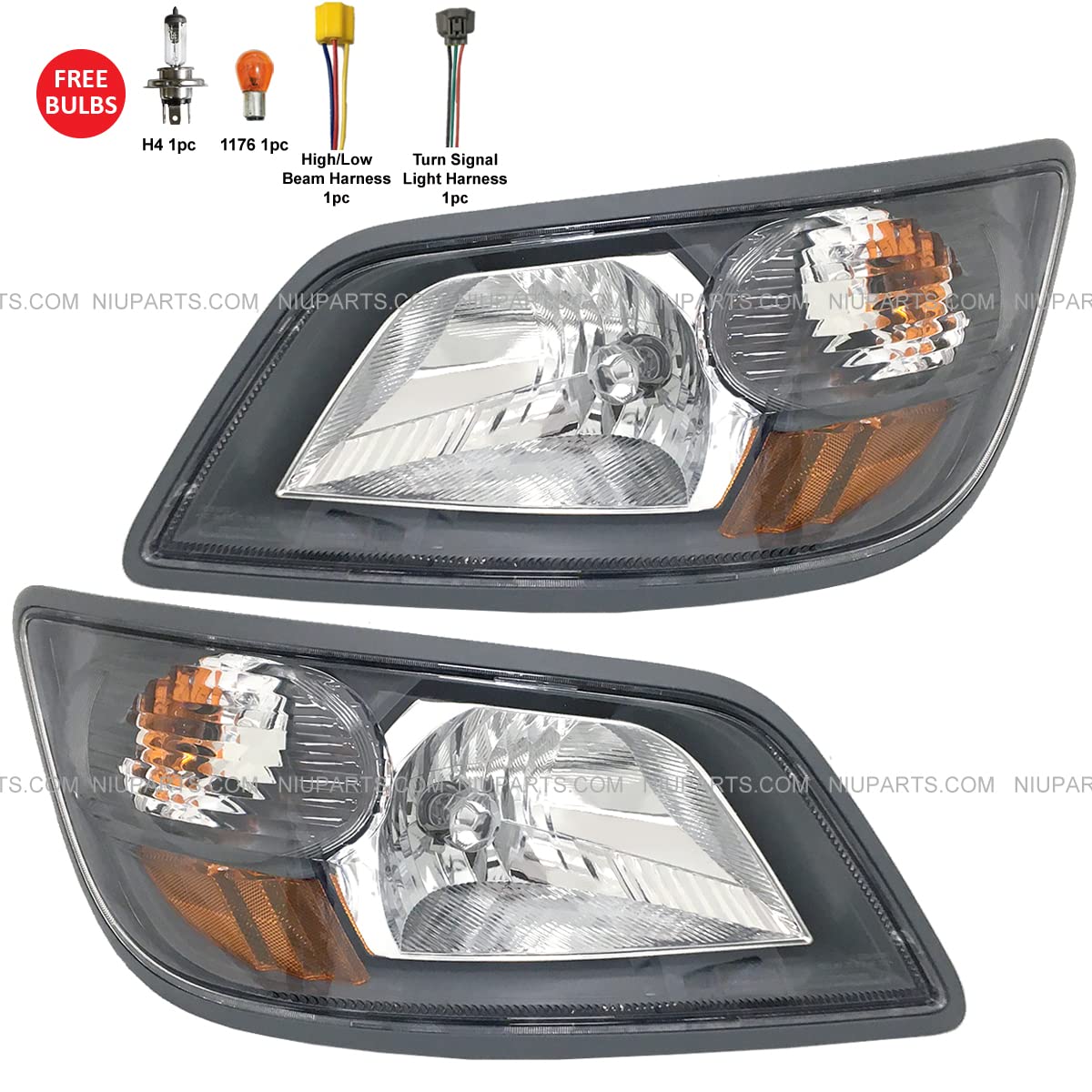 NIUPARTS Headlight - L/R for Hino 06-14 | for Hino 258ALP 268 268A