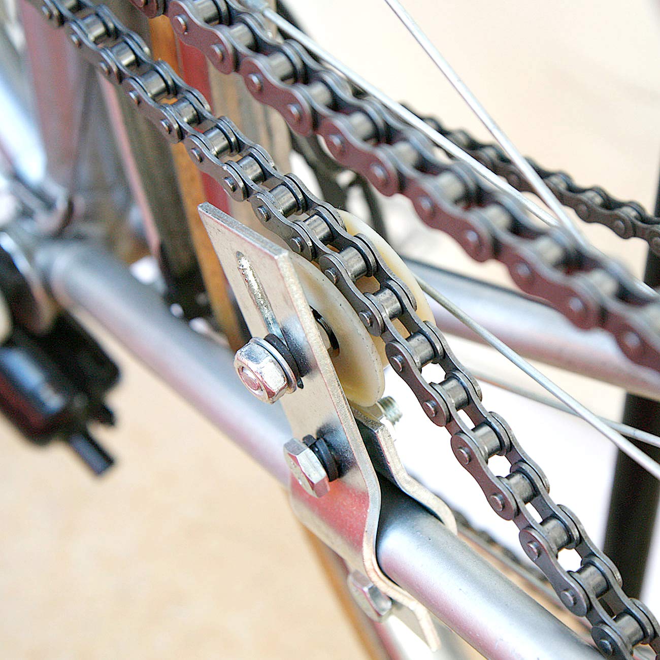 Buy UAUS Silver Jackshaft Kit Chain Tensioner For 415 Chain 49cc 60cc