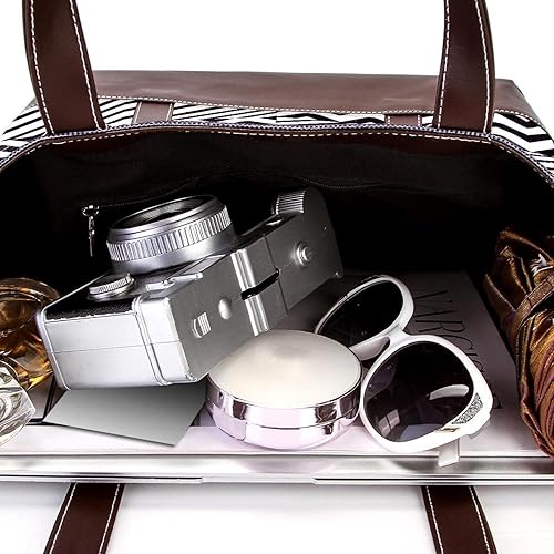 Miniatura 5 de TBOUOBT Bolsos de mano para mujer, bolso de hombro con asa superior, animal de dibujos animados de gato