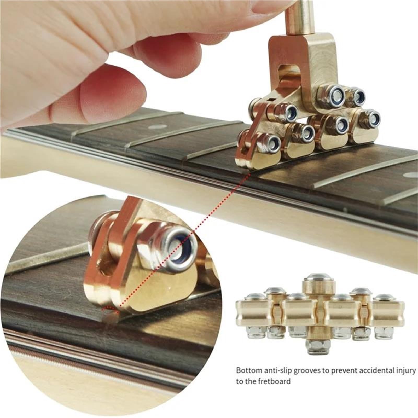 Narzędzia Do Naprawy Gitar Gitara Fractal Fret Press Pusher Luthier Repair Tool