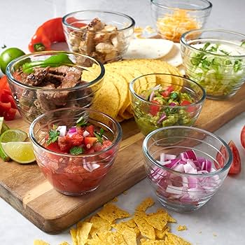 Amazon.com: Anchor Hocking 4-IN-1 PREP BOWLS. 6 Piece set (3 Bowls