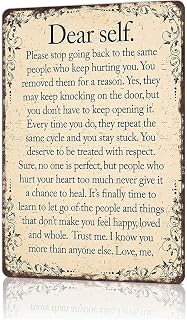 Be Kind To You Metal Sign 8x12 Inch