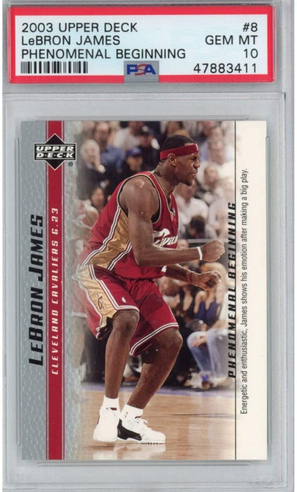 Amazon.com: Graded 2003-04 Upper Deck UD LeBron James #8