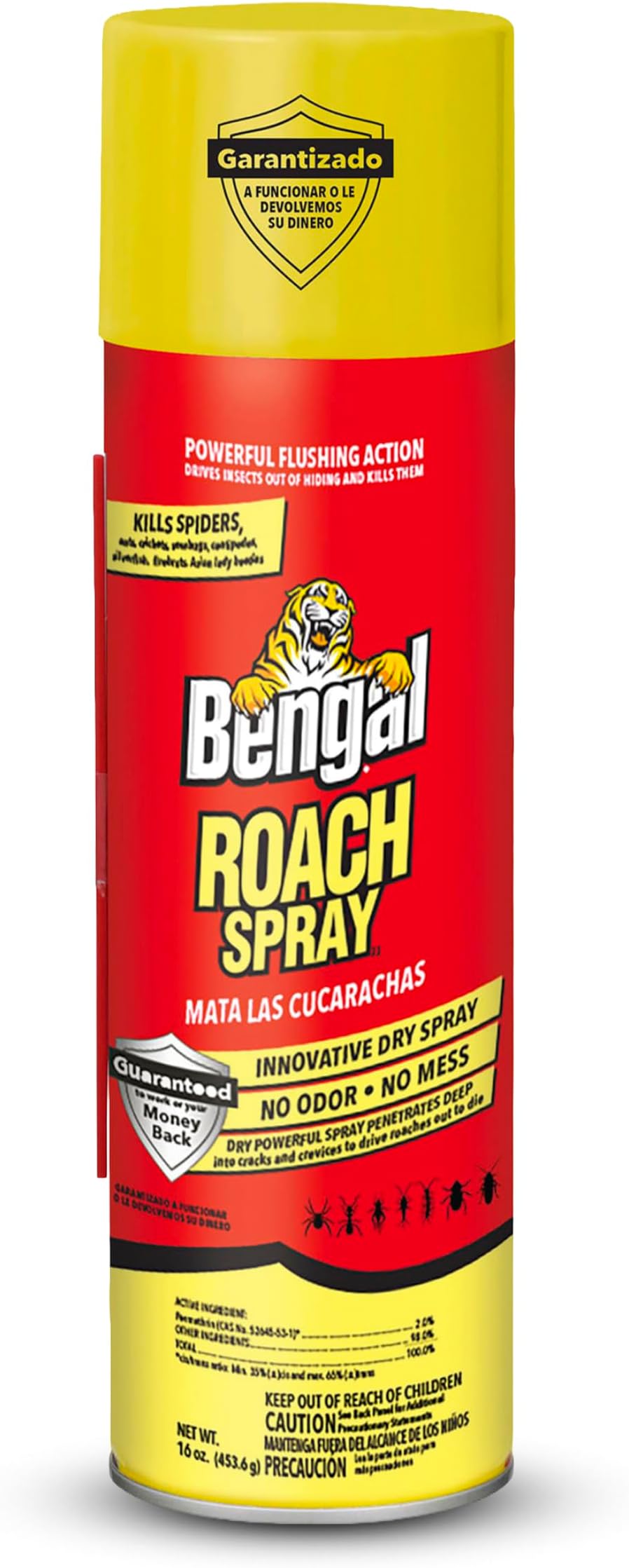 Bengal Roach Spray Dry Aerosol Indoor Roach Killer - 9 oz