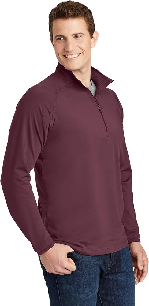 SPORT-TEK Unisex Sport-Wick Stretch Quarter Zip Pullover