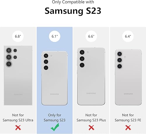 Miniatura 2 de ZTOFERA Funda de teléfono para Samsung Galaxy S23 5G, elegante mariposa, para niñas y mujeres encantadoras, chapado suave, cubierta protectora todo