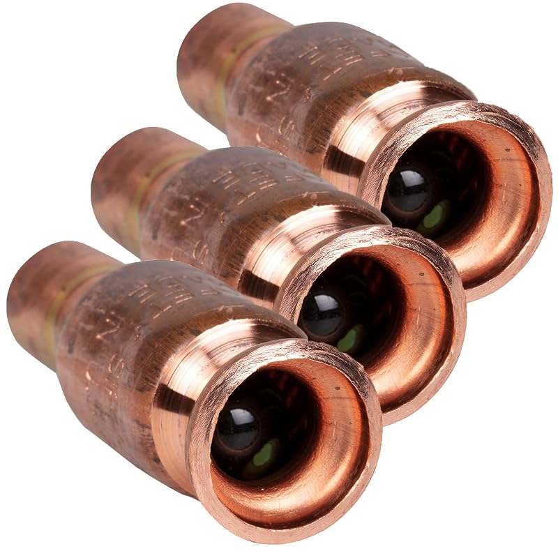 Kit com 3 Bombas Manuais de Sifão em Cobre Ozekov com Esfera de Vidro para Mangueira de 15,9 mm