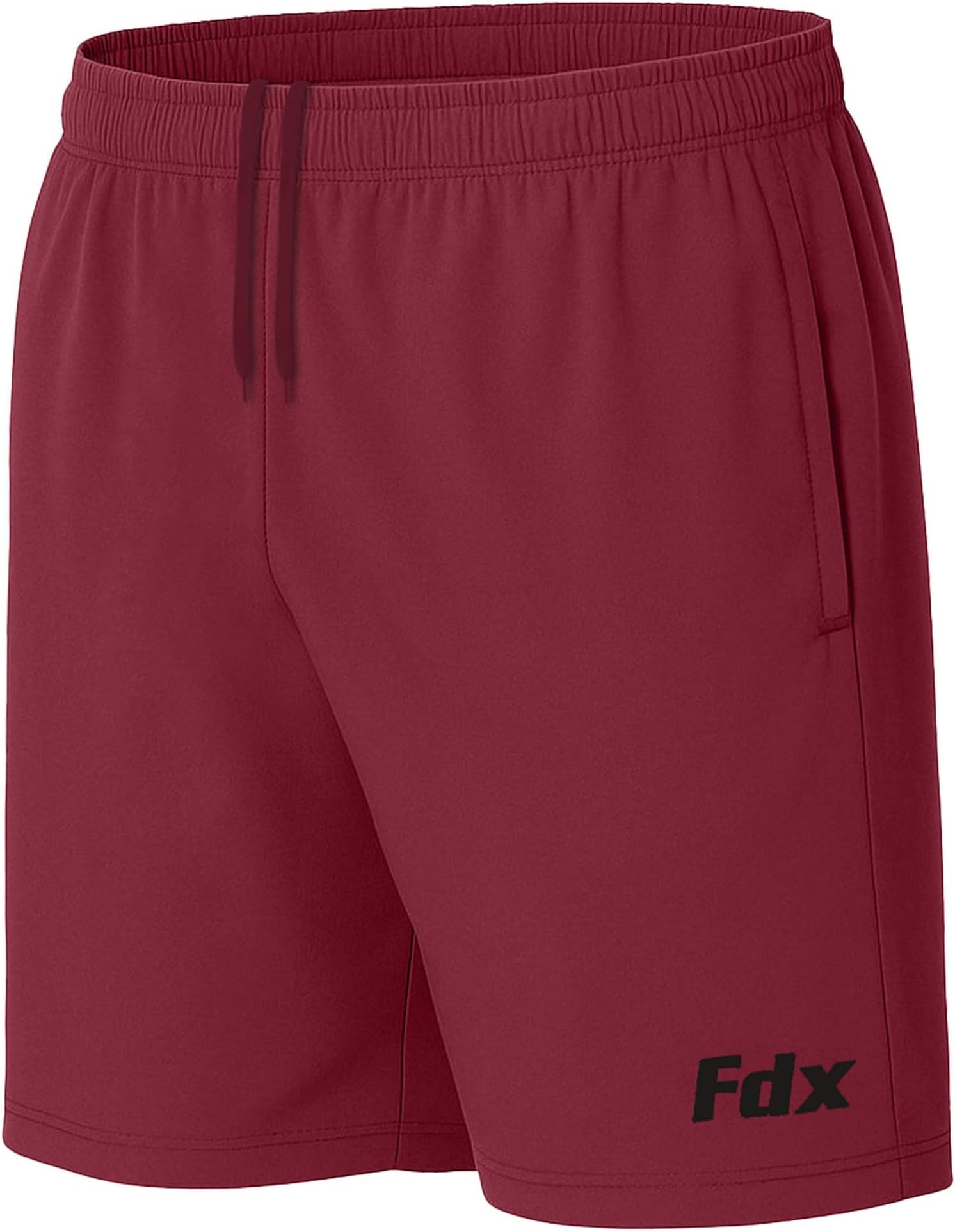 Men’s Running and Gym Shorts with Side Zip Pockets Lightweight Moisture Wicking Shorts for Skip Rope Outdoor Sports Workout Exercise