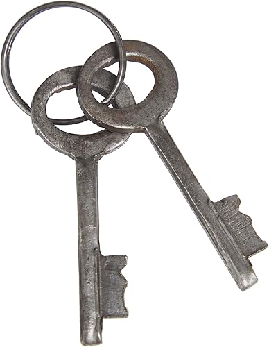 Miniatura 6 de Deco 79 01103 - Candado y llaves de latón, 2 pulgadas de alto, 1.25 pulgada de ancho