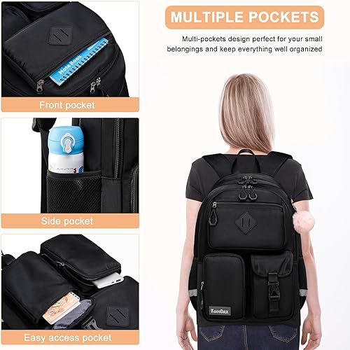 Miniatura 4 de Mochila, Negro -, Mochilas para laptop