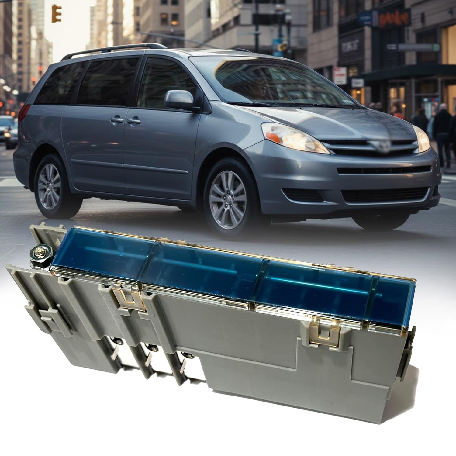 EDS 82620-08020 8262008020 Fusible Link Block Assembly for Toyota Sienna (2004–2010) | 12-Circuit Fuselink with 140Amp Main Alternator Fuse, ABS,