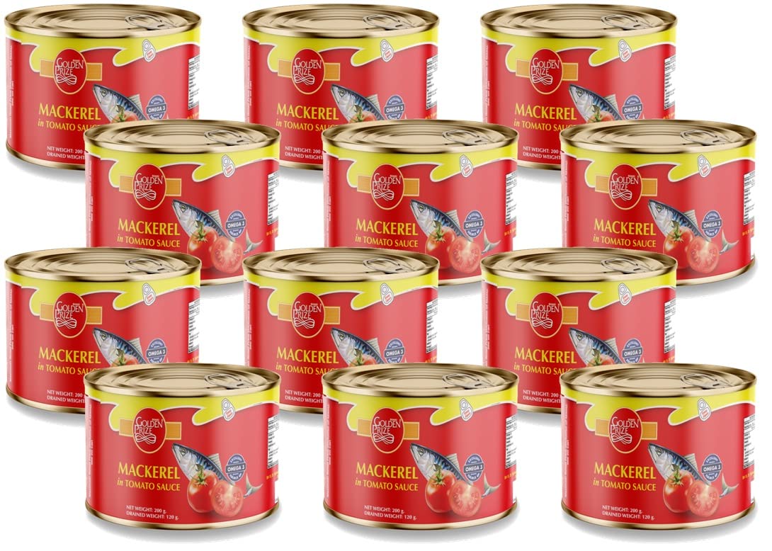 Golden Prize Mackerel in Tomato Sauce, 200g (Pack of 12) (B09CM7GH46) Amazon Price History, Amazon Price Tracker