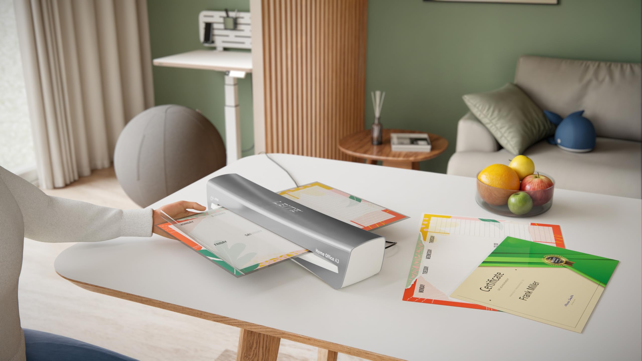 LEITZ iLAM Home Office A3 - 2 rulli - Grigio - 74400089