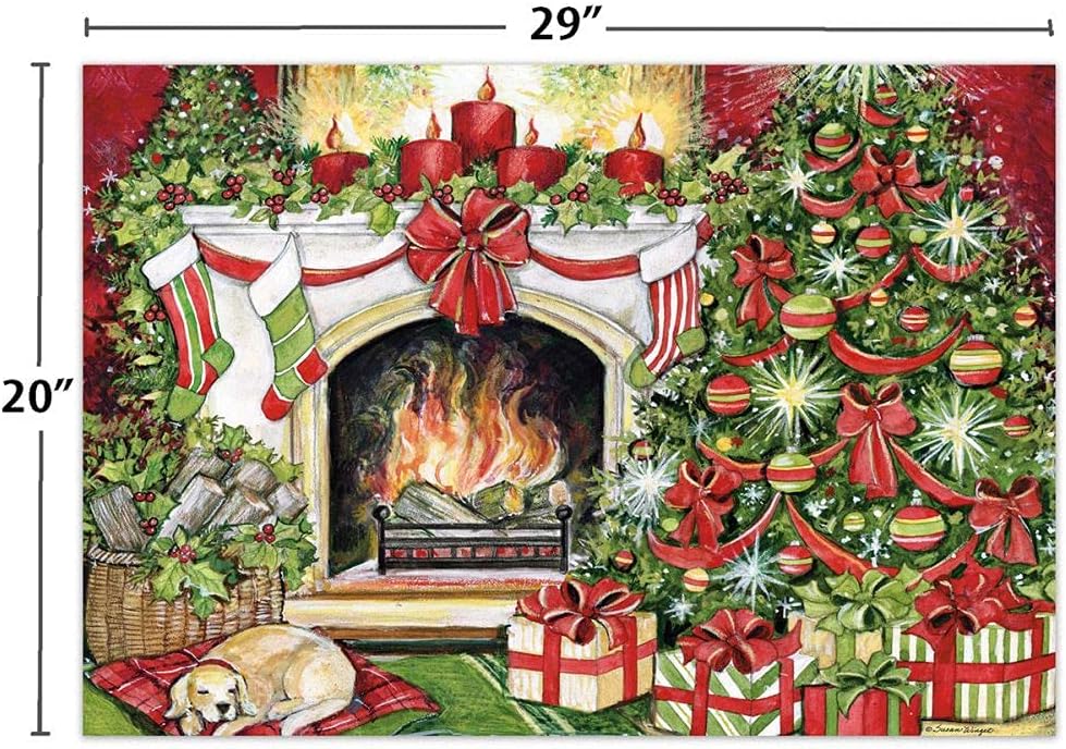 Lang Companies, Christmas Warmth 1000 Piece Puzzle by Susan Winget