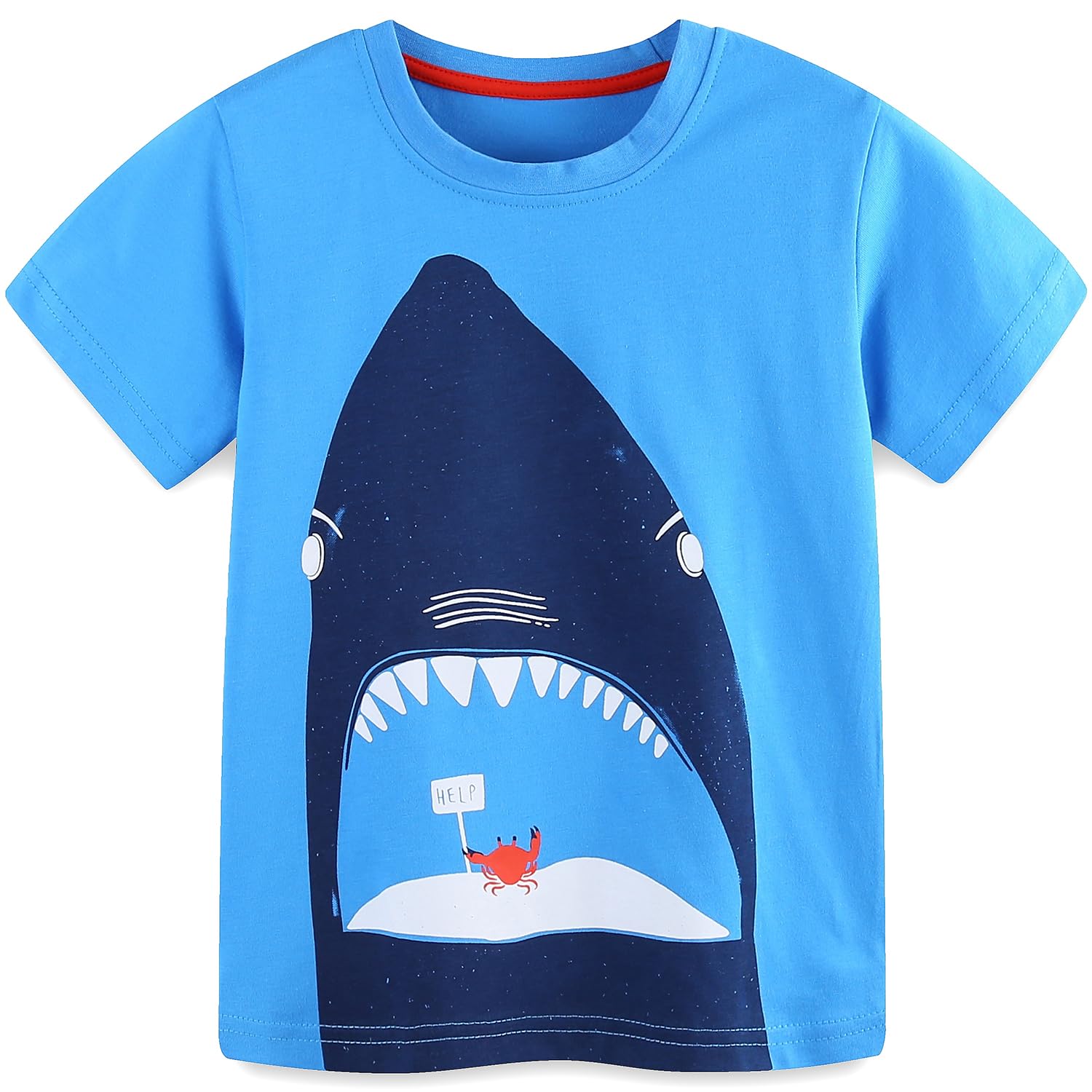 Kinder Jungen T-Shirt Baumwolle Cartoon Kurzarm Bagger Shirt Sommer Tops Oberteile 2-7 Jahre