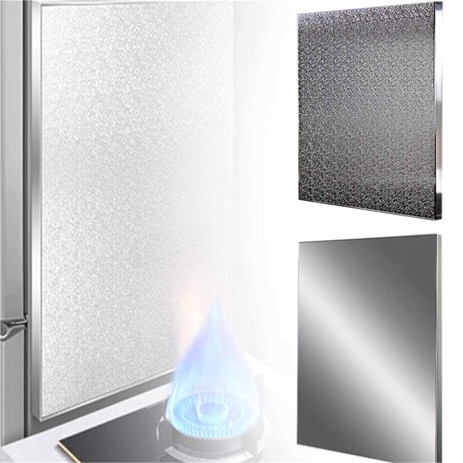Customizable Insulation Board for Side of Fridge, Grill Stove Oven Refrigerator Kitchen Board, Waterproof & Oil-Resistant Surface Gas Stove Panel