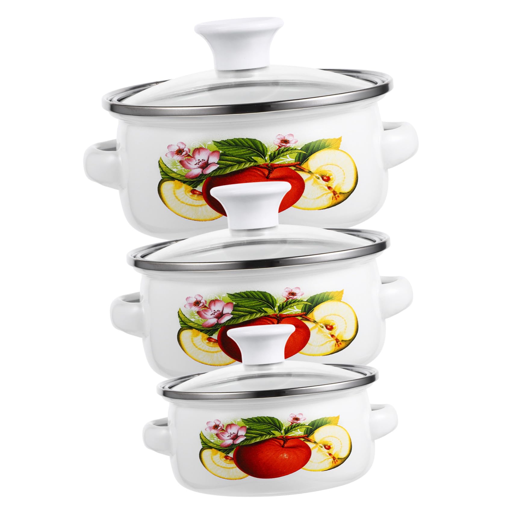 Casserole en émail à chauffe rapide avec diffusion optimale de la chaleur