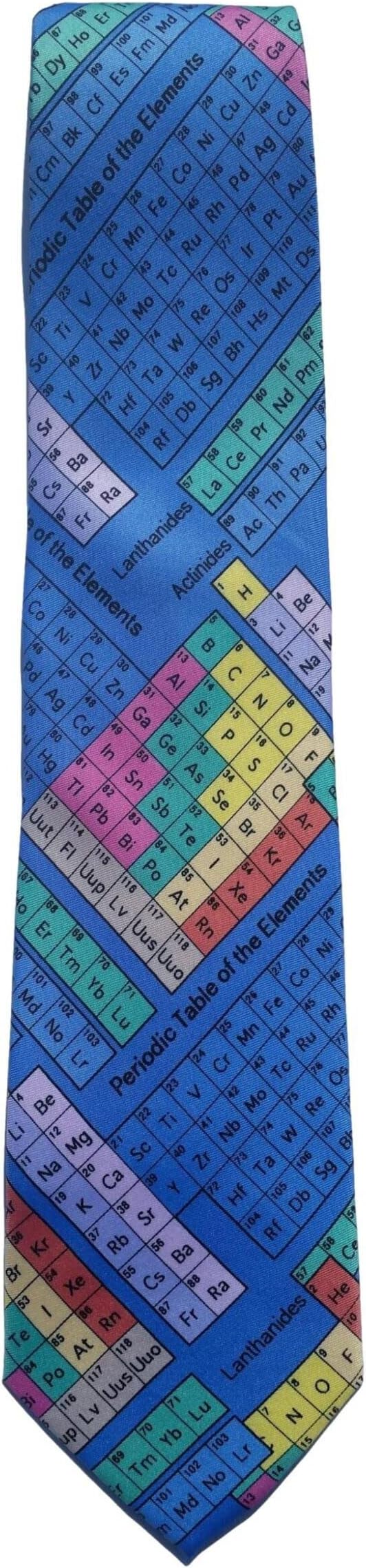 Novelty Tie - Periodic Table Colourful (TS 918)