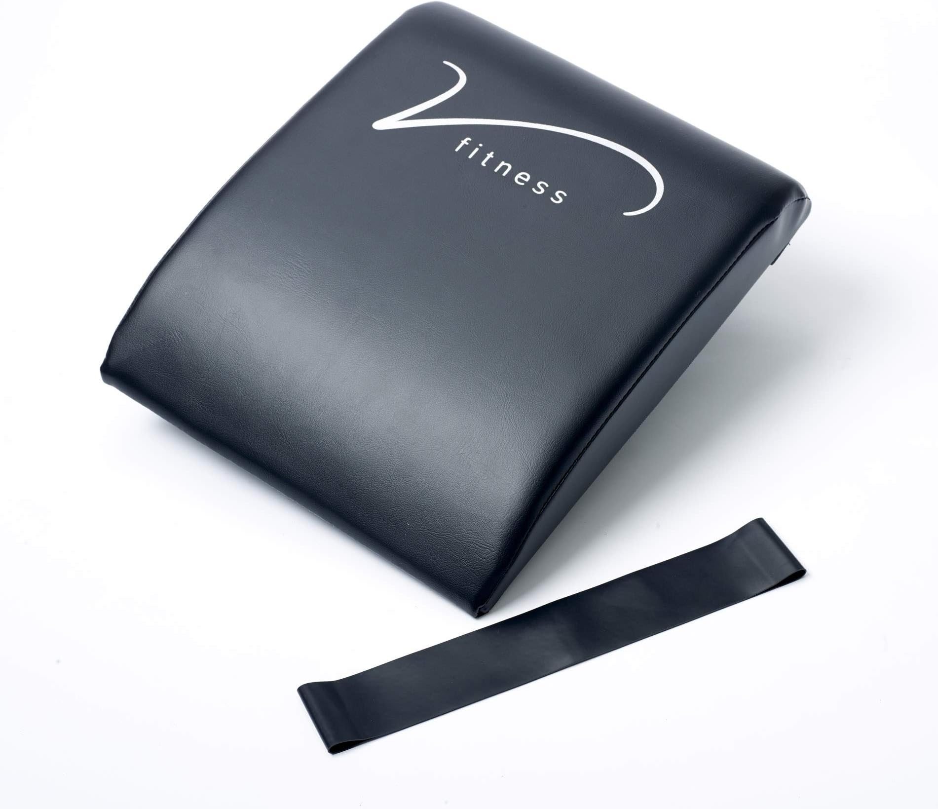Vida Fitness Ab Exercise Mat - Sit Up Pad - Resistance Band Included - Cross Fit Core Trainer For Abdominal Crunch Workouts