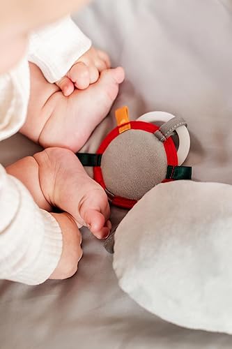 Miniatura 9 de Almohada 2 en 1 y tumbona para bebé, soporte de asiento para tapete de juego de bebé para bebés de 0 a 6 meses, tumbona infantil con juguetes para