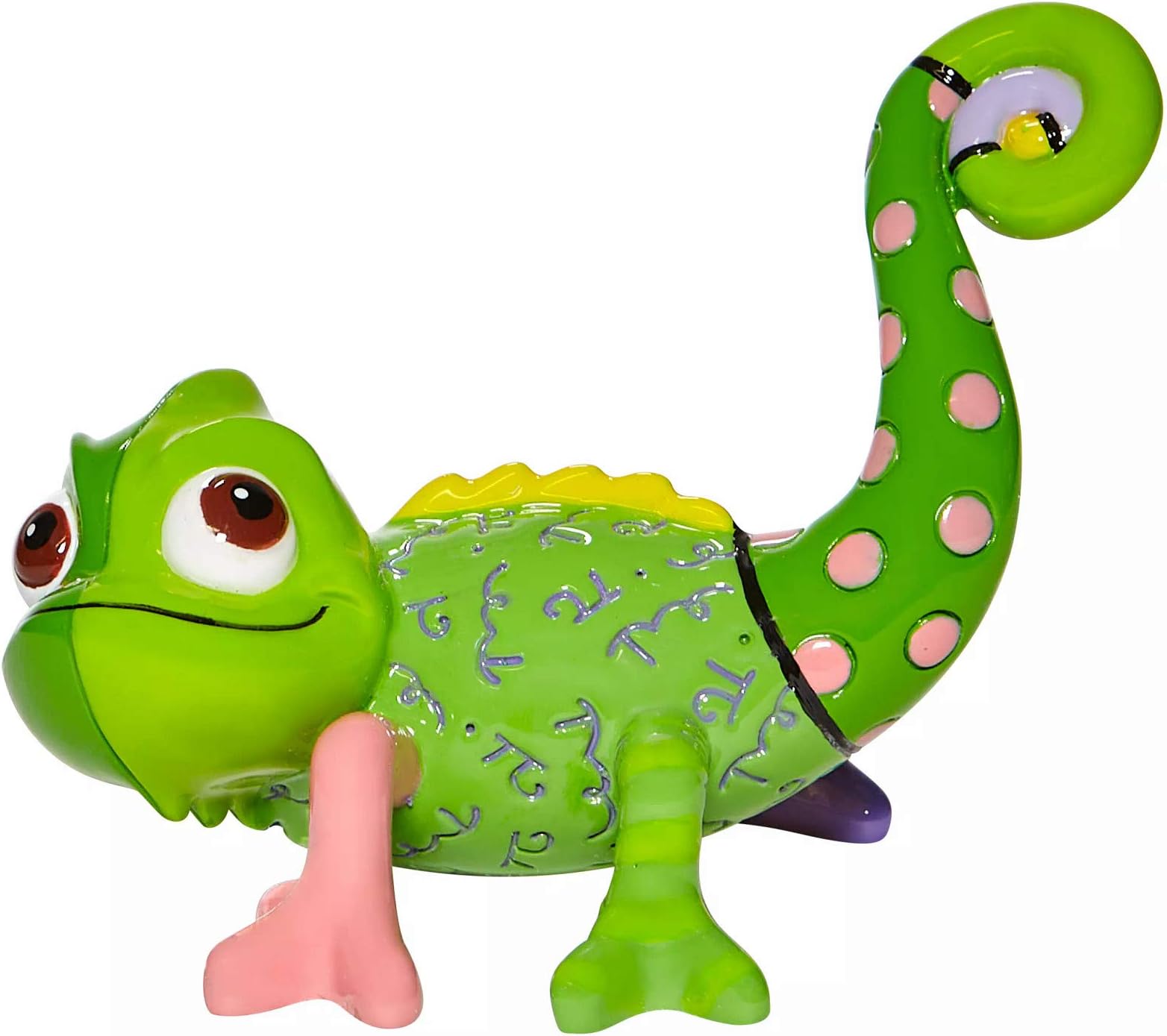 Enesco Disney by Romero Britto Tangled Pascal Miniature Figurine, 2.36 Inch, Multicolor