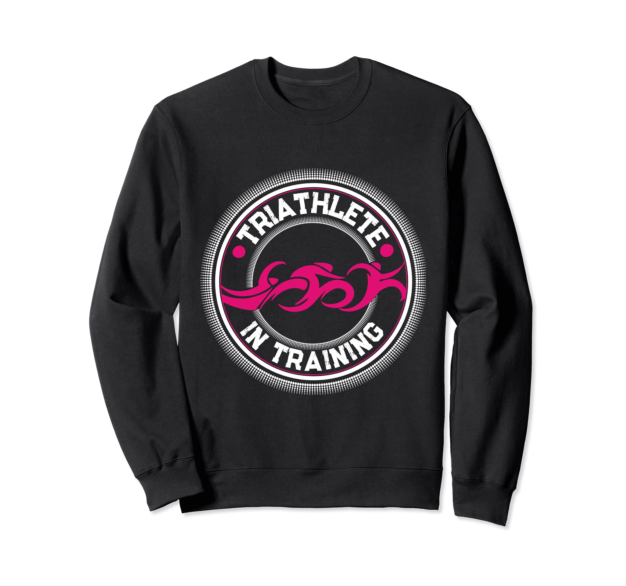 Triathlete in Training Triathlon Sweatshirt, Black