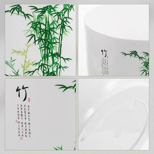 Miniatura 2 de HANABASS Maceta de cerámica japonesa, maceta vintage, maceta suculenta, maceta de interior, balcón, maceta de flores para jardín, macetas de